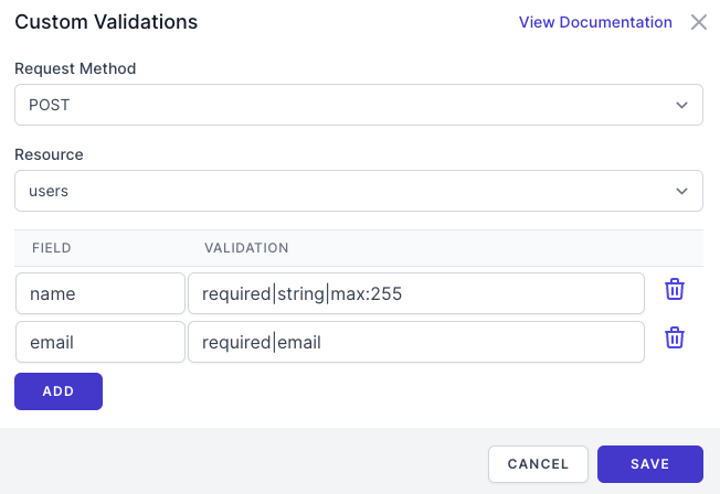 API Validations